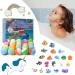 Marine Animals Bath Bomb Gift Set - 12 Pack Organic Fizzy Balls for Kids | Handmade & Safe | Ideal Birthday Gift for Boys & Girls - Buy Online on GoSupps.com