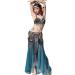 Belly Dancing Outfit, B Dance Practice Dress, Skirt Belly Dance Costume Tribal Costume Set Belly Dance Practice Costume Skirt Medium Green