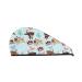 Cute Pug Dogs Microfiber Hair Towel Soft Super Absorbent Hair Towel Wrap for Women Coral Velvet Quick Dry Hair Cap for Long Curly and Thick Hair