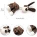 Pet Dog Toy - Squeaky, Durable & Soft Plush Chew Toy for Small Medium Large Dogs - Brown - Buy Online on GoSupps.com