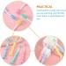 HEALIFTY Kids Toothbrush Set - 4pcs Rubber Handle Toothbrush with Suction Cup (Random Color) - Buy Online on GoSupps.com