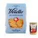 Italian Gourmet E.R. Voiello Pasta Sedani Rigati Pack of 20 100% Italian Pasta N 127 500 g + Polpa Italian Gourmet 400 g