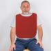 Adult Bibs for Elderly 2pcs Washable Feeding Adult Bib with Crumb Catcher Clothing Protectors for Adult Elderly and Disabled Red - Buy Online on GoSupps.com