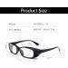 Buy B&Q 3 Pack Unisex Thick Black Frame Reading Glasses - Clear Lens Eyeglasses for Men & Women - International Shipping - Buy Online on GoSupps.com