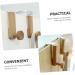 Alipis Wood Cupboards Hat Home Door Hooks Hats Key Coat Hanging Wooden Iron Bedroom Hook Umbrella Punch - Buy Online on GoSupps.com