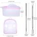 Nail Soak Off Set Set Includes 2 Manicure Bowls Triangle Cuticle Peeler Stainless Steel Cuticle Pusher - Perfect for Gel Polish and Dip Powder Removal Nail Spa Cleaning Kits Pink&Blue - Buy Online on GoSupps.com
