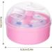 Bouff e de poudre pour tout-petits bouff e de poudre pour le corps et r cipient | Applicateur et r cipient de poudre saupoudrer - tui poudre pour le corps avec houppette pour poudre Rose - Buy Online on GoSupps.com