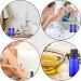 FRCOLOR 12pcs Blue Essential Oil Dropper Bottles - Refillable Cosmetic & Perfume Containers - 0.3 oz Glass Travel Bottles - Buy Online on GoSupps.com