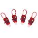 Hand Sanitizer Holder Keychain Cute hand sanitizer holder for Kids 1 oz Cute empty hand sanitizer bottles (4 Pcs)