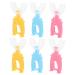 Beavorty 6st U-shaped toothbrush for children toothbrushes for children kids toothbrush hand toothbrush children toothbrush for toddlers cleaning brush handwear in u-shape
