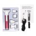 ZJchao 5-in-1 Waterproof Women's Hair Removal Trimmer - Mini Electric Clipper for Legs Arms Armpits & Bikini Line - USB Rechargeable Groomer in Rose Red - Buy Online on GoSupps.com