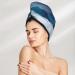 Ocean Wave Coral Velvet Dry Hair Cap with Buttons | Anti-Frizz for Curly Long & Thick Hair | Fast International Shipping - Buy Online on GoSupps.com