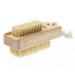 Sibba Nail Art Brush Cleaning Fingernails Care Scrubber Cuticle Nailbrush Application Double-Sided Bristles Dust Cleaner Clean Up Finger Liner Scrub Hand Tool Manicure Foot Feet Toenail Duster Shower