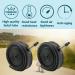 2 Pack 700x23-35C Bike Tires + Inner Tubes | Foldable Replacement for Road Bicycle | 700x28C 60TPI - Buy Online on GoSupps.com