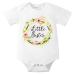 Miyanuby Family Matching T Shirts Romper for Big Sister and Little Sister Summer Print Cotton Short Sleeve T Shirt Romper Jumpsuit Bodysuit One-Pieces Clothes 3-6 Months B# Romper for Little Sister