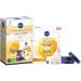NIVEA Glowing & Radiant Gift Set (3 Pieces) NIVEA Gift Set Includes 100% Skin Identical Q10 Enriched Day Cream Night Cream and Face Sheet Mask Gifts for Women - Buy Online on GoSupps.com