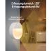 Flowood Night Light with Motion Detector - 4 LED Stair Lights for Kids' Rooms Hallways Bedrooms Kitchen & Cabinets - Battery Operated Warm White T031-W4 - Buy Online on GoSupps.com