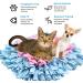 Sniffing Carpet Dog Smell Training Mat | Ieuumler 45x45cm | Blue & Pink | Ideal for Pet Dogs & Cats - Buy Online on GoSupps.com