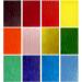 Unicoshape 12 Sheets Stained Glass Sheets Pack, 6" X 4" Cathedral Glass, Art Glass, Mosaic Glass Tiles for Crafts, (Mixed Texture) Textures Mixed - 12pc