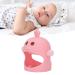 Silicone Chick Shape Baby Teether with 2 Teether Stems - Cherry Powder Color - Daytime and Nighttime Teething Relief - Cute and Safe Chew Toy - Buy Online on GoSupps.com