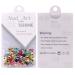 36pcs Colored Flowers 3D Nail Jewelry & Decorations | Crystal Rhinestone Charms for Nail Decor 9 Mixed Designs (NCJMC1) - Buy Online on GoSupps.com