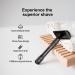 Zero Waste Safety Razor with 10 Double Edge Blade Refills - Eco-Friendly Reusable Shaving Solution for Men & Women - Smooth Matte Black Finish - Buy Online on GoSupps.com