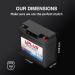 Uplus 12V 18Ah Rechargeable SLA Battery - Ideal for Mobility Scooters Jump Starters & Lawn Mowers | Replace UB12180 & FM12180 - Buy Online on GoSupps.com