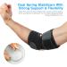 LIUMY Dual Stabilizer Elbow Brace Adjustable Breathable Neoprene Elbow Brace Tendonitis Pain Relief  - Buy Online on GoSupps.com