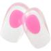3 Pairs Silicone Gel Heel Cups for Plantar Fasciitis & Heel Pain Relief - Women's Small/Med Size - Shock Absorbing Support Inserts - Buy Online on GoSupps.com