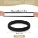 100PCS Black Seamless Hair Ties - Ponytail Holders & Elastics for Women & Girls | Premium Hair Accessories - International Shipping - Buy Online on GoSupps.com