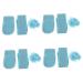 Balacoo 4 Sets Three Piece Bath Towel Set Body Scrubber Loofah Exfoliating Mitts Loofah Gloves Bath Shower Balls Back Exfoliator Strap Body Loofah Bathing Gloves Bath Products Clean Sponge