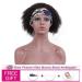 Legendhair Curly Bob Pixie Cut Headband Wig 8 Inch - Human Hair Afro Kinky Curly - 150% Density, Natural Color - Machine Made for Black Women - Glueless & None Lace Front - Buy Online on GoSupps.com