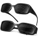 Iplusmile exercise glasses 2 pieces improvement glasses with holes eyes Exercise correction glasses sports glasses anti-fatigue glasses for men women