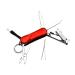 Ace Camp Munkees 6-Function Manicure Keychain Multi-Tool Nail File Fingernail Clippers Scissors Knife Tweezers Cuticle Pusher Trimmer Remover Mini Portable Pocket Key Ring Gift