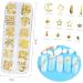 FRCOLOR Tiger Ears Headband Boxes Nail Decorations for Nail Art Nail Art Decoration Manicure Nail Gold Decorations Nail Art Ornaments DIY Nail 3D Hollow Out Manicure Decoration - Buy Online on GoSupps.com