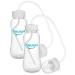 Tinukim iFeed 9 Ounce Self Feeding Baby Bottle with Tube - Handless Anti-Colic Nursing System White - 2-Pack 9 Ounce White