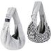 Cuby Dog and Cat Sling Carrier - Hands-Free Reversible Pet Papoose Bag - Suitable for Small Dogs and Cats - Classic Grey - Buy Online on GoSupps.com