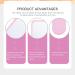 SOLUSTRE Square Hand Mirror - Pink | Handheld Cosmetic Mirror for Makeup, Salon & Hairdressing - Buy Online on GoSupps.com
