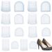 8pairs 4sizes Grass High Heel Protectors High Heel for Wedding Clear Heel Sink Stoppers for Women Wedding Shoes