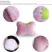 MissSoul 2Pcs Car Neck Headrest Pillow Set | Cute Pink Strawberry Design | Soft & Comfortable Head Cushion for Driving - Buy Online on GoSupps.com