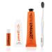 LINHART Smile Collection  Teeth Whitening Gift Set Include Toothpaste  Whitener Gel  Toothbrush  Lip Balm- Home and Travel Set White Teeth for Women and Man