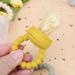 Buy Fruit Pacifier Feeder - Yellow Multifunctional Food & Gum Relief Tool for Babies - Buy Online on GoSupps.com