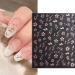 Cherry Blossoms 3D Nail Art Stickers - Self-Adhesive Spring Design for Women, Girls, and Kids - 4 Sheets - Buy Online on GoSupps.com