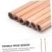 WOONEKY 2pcs Double Ended Eyebrow Pencil with Brush Dual Brow Pencil Dark Brown Eyebrow Pencils Wood - Buy Online on GoSupps.com