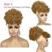 Afro Puff Drawstring Ponytail with Bangs - Kinky Curly Pineapple Hair for Black Women - 3 Piece Set (27#) - Buy Online on GoSupps.com
