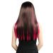 Frcolor Hair Extension Clips - 10pcs Rose Red Fashion Colored Wig Clips for Hairpieces Decor | International Shipping - Buy Online on GoSupps.com