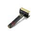 VIKINGS BLADE Adjustable Double Edge Safety Razor - The Emperor MEIJI | Solid Brass | Short & Fat Handle | Butterfly Twist-To-Open | Eco Friendly | Luxury Case - Smooth, Close, Clean Shaving - Buy Online on GoSupps.com