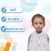 Norinori Waterproof Short Sleeve Baby Bibs - Toddler Feeding Apron with Built-in Bag | 4 Pack (6-48 Months) - Perfect for Boys & Girls - Buy Online on GoSupps.com