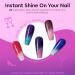 Modelones Gel Nail Polish - Color Changing Gel Nail Polish Nail Kit Glitter Pink Mood Temperature U V Gel Polish Soak Off Nail Art Manicure DIY Salon Gift for Women Christmas Nails Blue - Buy Online on GoSupps.com
