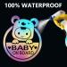 Baby on Board Stickers - Cute Removable Car Safety Stickers (2PCs) - International Shipping Available - Buy Online on GoSupps.com
